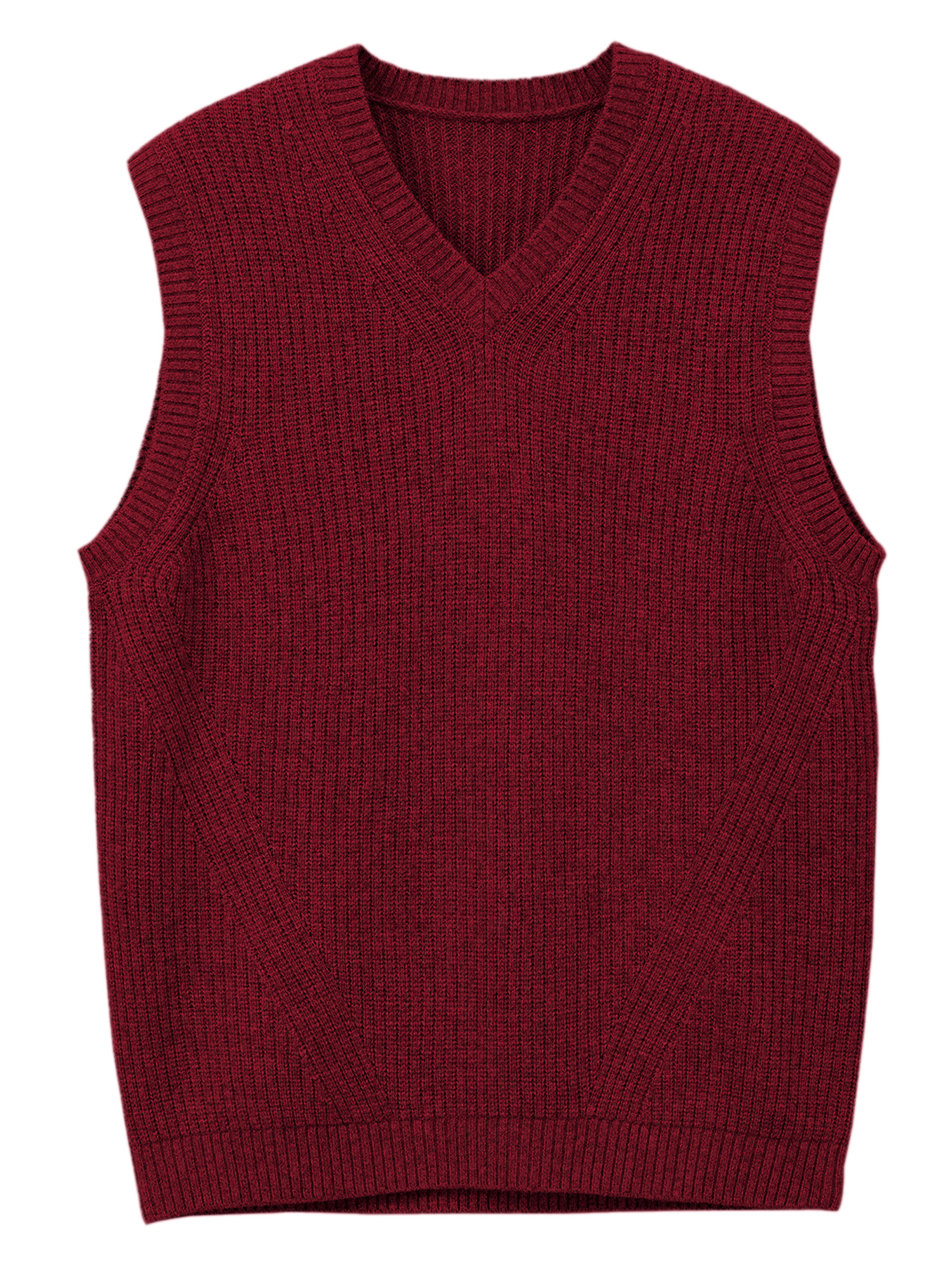 mens v neck sweater vest pullover solid color sleeveless sweaters vest preppy style details 16