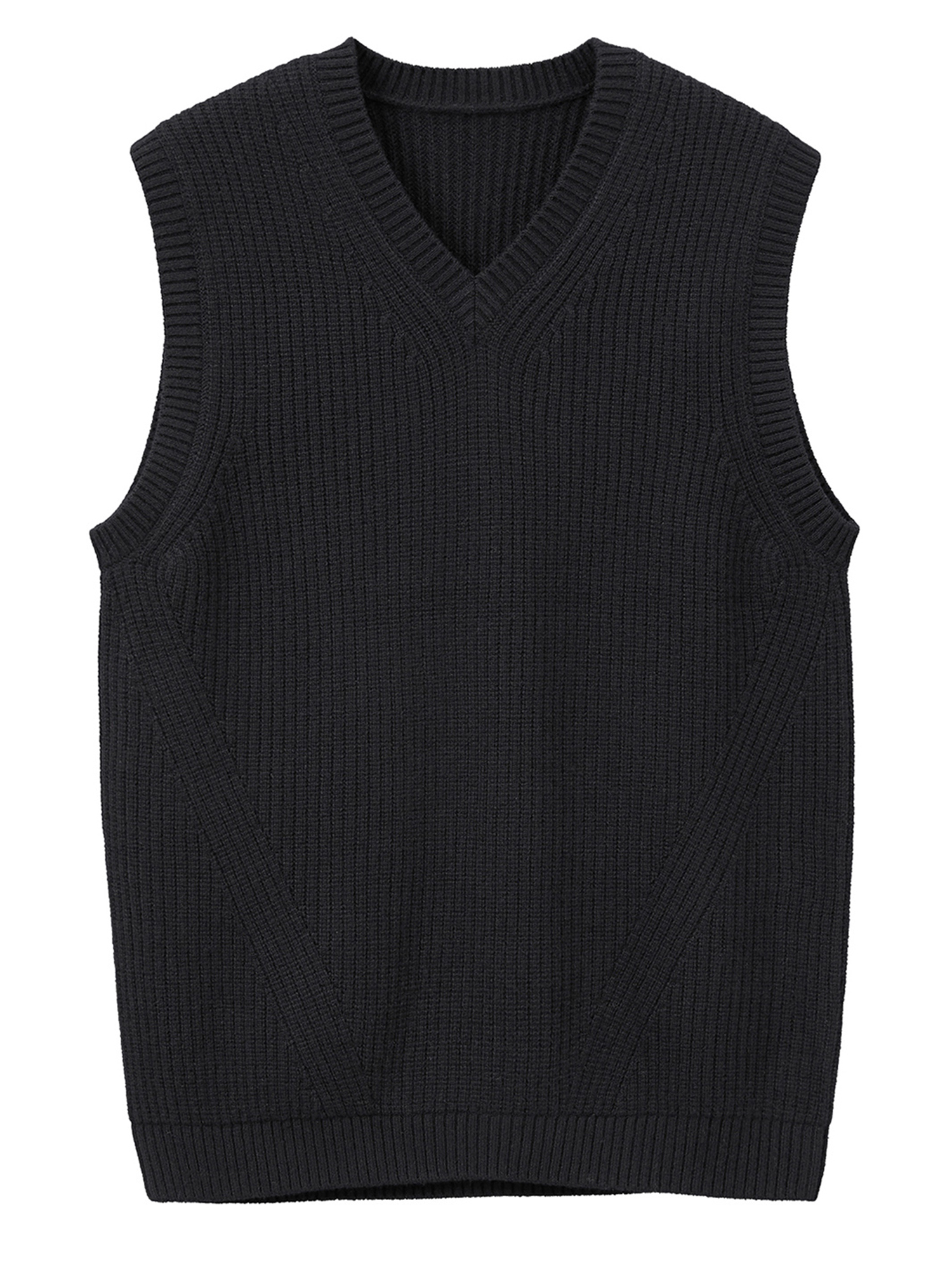 mens v neck sweater vest pullover solid color sleeveless sweaters vest preppy style details 35